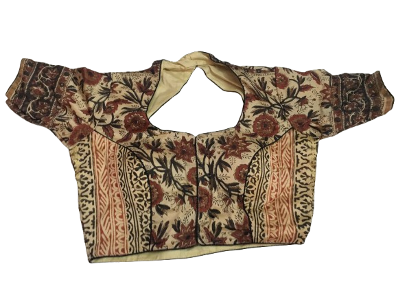 Raw Silk Digital Print Designer Blouse 170